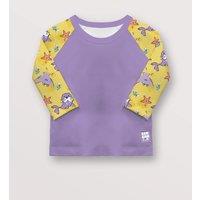 Bambino Mio UPF 40+ Soft & Gentle Protective Swim Rash Vest in Purple | Size: 0-6 m