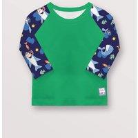 Bambino Mio UPF 40+ Soft & Gentle Protective Swim Rash Vest in Bottle Green | Size: 12-24 m