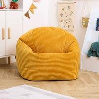 icon Kids High Rest Beanbag in Corduroy in Yellow