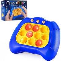 Alivio Quick Push Game Toys, Pop Game Sensory Fidget Toys, Puzzle Game - Bubble Game for Kids (Blue) in Blue