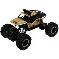 Alivio Off Road Toy Car, Remote Control Monster Truck, RC Car with Rechargeable Battery for Kids in Yellow