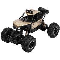 Alivio Off Road Toy Car, Remote Control Monster Truck, RC Car with Rechargeable Battery for Kids in Yellow