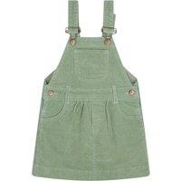 Dotty Dungarees Girl's Sage Corduroy Dress in Green | Size: 18-24 m