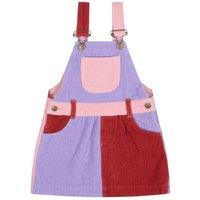 Dotty Dungarees Girl's Rosebed Patchwork Chunky Cord Dress | Size: 18-24 m