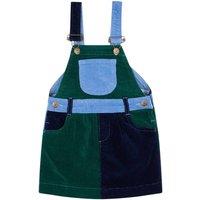 Dotty Dungarees Girl's Blackthorn Patchwork Corduroy Dress | Size: 18-24 m