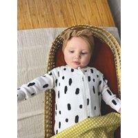 Ottie and Tottie Sleepsuit in White | Size: 9-12 m