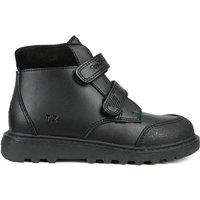 ToeZone Boy's Levi Black Ankle Boot | Size: Infant 10
