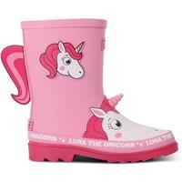 Regatta Mudplay II Character Waterproof Wellies in Pink | Size: Infant 9