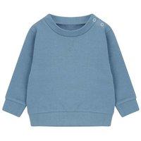 Larkwood Plain Sweatshirt in Mid Blue | Size: 0-6 m