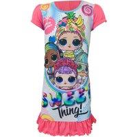 LOL Surprise Girl's Sweet Thing Nightdress in Pink | Size: 2-3 Years