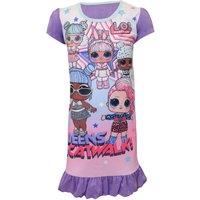 LOL Surprise Girl's Queens Of The Catwalk Nightdress in Lilac | Size: 3-4 Years