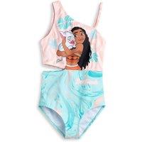 Disney Girl's 1 Piece Swimming Costume | Multicoloured | Official Merch | Size: 3-4 Years
