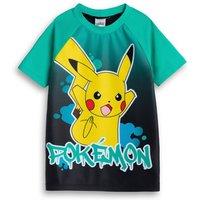 Pokemon Boy's Swim Top | Green | Official Merch | Size: 4-5 Years