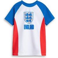 England Boy's Swim Top | Boys White | Official Merch | Size: 9-10 Years