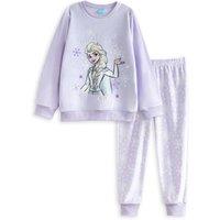 Disney Girl's Long Sleeve Long Leg Pyjama Set | Purple | Official Merch | Size: 4-5 Years