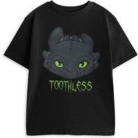 How To Train Your Dragon Boy's Short Sleeved T-Shirt | Boys Black | Size: 9-10 Years
