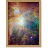 Artery8 Hubble Space Telescope Image Orion Nebula Spitzer Observatory Colourful Cosmic Masterpiece Dust Infant Stars Ultraviolet Light Stellar Winds
