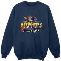 DC Comics Boy's Heroes Sweatshirt in Navy | Size: 7-8 Years