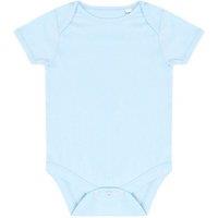 Larkwood Essential Short-Sleeved Bodysuit in Pale Blue | Size: 12-18 m