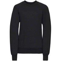 JERZEES Plain Red Sweatshirt in Black | Size: 1-2 Years