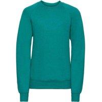 JERZEES Plain Red Sweatshirt in Green | Size: 3-4 Years