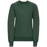 JERZEES Plain Red Sweatshirt in Bottle Green | Size: 3-4 Years