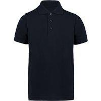 Kustom Kit Klassic Polycotton Pique Polo Shirt in Navy | Size: 9-10 Years
