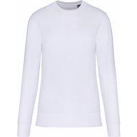 Kariban Friendly Crew Neck Sweatshirt in White | Size: 10-12 Years