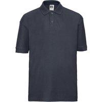 Russell Pique Polo Shirt in Navy | Size: 11-12 Years