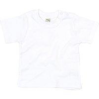Babybugz Cotton T-Shirt in White | Size: 18-24 m