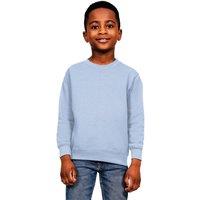 Casual Classics Blended Ringspun Cotton Sweatshirt in Light Blue | Size: 3-4 Years