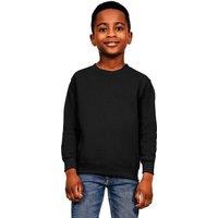 Casual Classics Blended Ringspun Cotton Sweatshirt in Black | Size: 1-2 Years