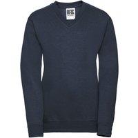 Russell Collection V Neck Sweatshirt in Navy | Size: 9-10 Years