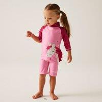 Regatta Animal Swim Suit in Pink | Size: 6-12 m