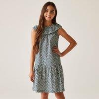 Regatta Orla Kiely Sleeveless Midi Dress in Blue | Size: 3-4 Years