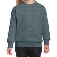 Gildan Heavy Blend Drop Shoulder Sweatshirt in Grey | Size: 7-8 Years