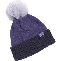 Tikaboo Girl's Unicorn Bobble Beanie in Purple | Size: 5-8 Years