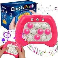 Alivio Quick Push Game Toys, Pop Game Sensory Fidget Toys, Puzzle Game - Bubble Game for Kids in Pink