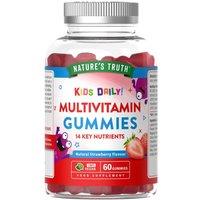 Nature's Truth Kids Multivitamin - 60 Vegan Gummies - Strawberry Flavour in Clear | Size: Pack of 60