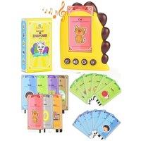 Dyzi Interactive Learning Cards for Toddlers 2-6: 150 Preschool Flashcards in Yellow