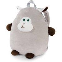 Noxxiez Kids Travel Pillow Backpack Cushion - Sheep in Grey