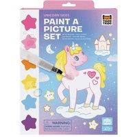 Tiger Tribe Paint A Picture Set (Unicorn Skies) - Mess Free Kids Water Painting Activity