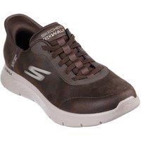 Skechers Men's GO WALK Flex Smooth Motion Trainer in Brown | Size: 8