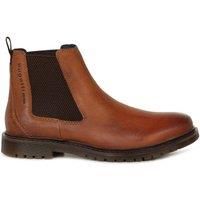 Bugatti Men's 'Carbon' Chelsea Boots in Brown | Size: 7