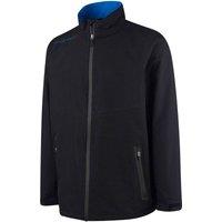 Island Green Men's Stretch Waterproof Golf Jacket in Black | Size: Large