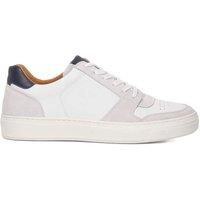 Dune London Men's 'Tawly' Leather Trainers in White | Size: 11