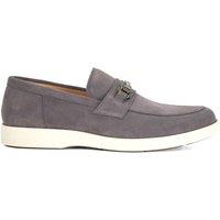Dune London Men's 'Bosse' Suede Casual Shoes in Grey | Size: 9