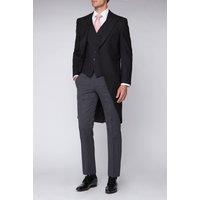 Scott Men's Black Herringbone Tailcoat | Size: 36R