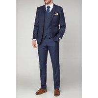Scott Men's Sharkskin Trouser in Blue | Size: 40L