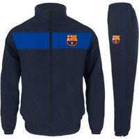 FC Barcelona Men's Adults Jacket & Pants Tracksuit Set in Blue | Size: Large
